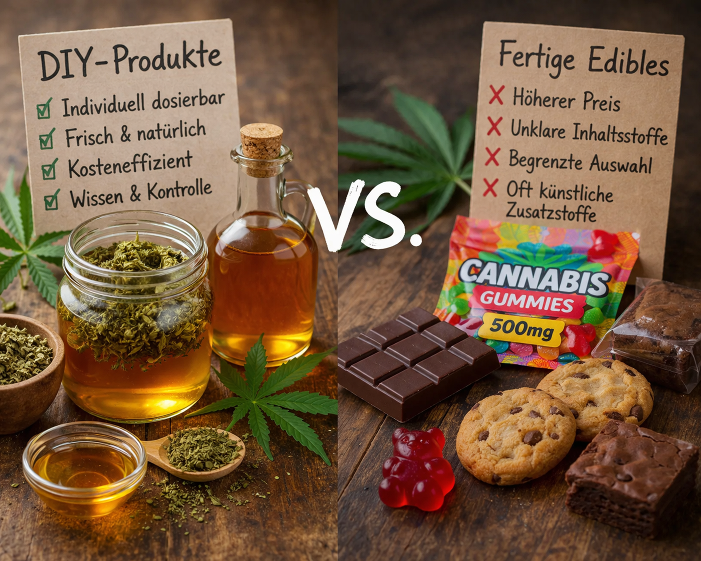 Warum DIY-Edibles oft sinnvoller sind als fertige Produkte