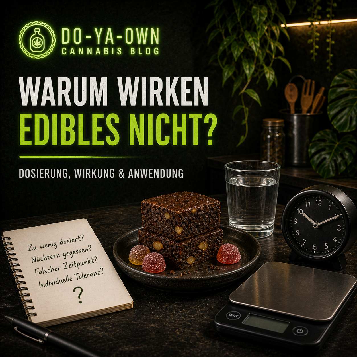 Warum wirken meine Edibles nicht?