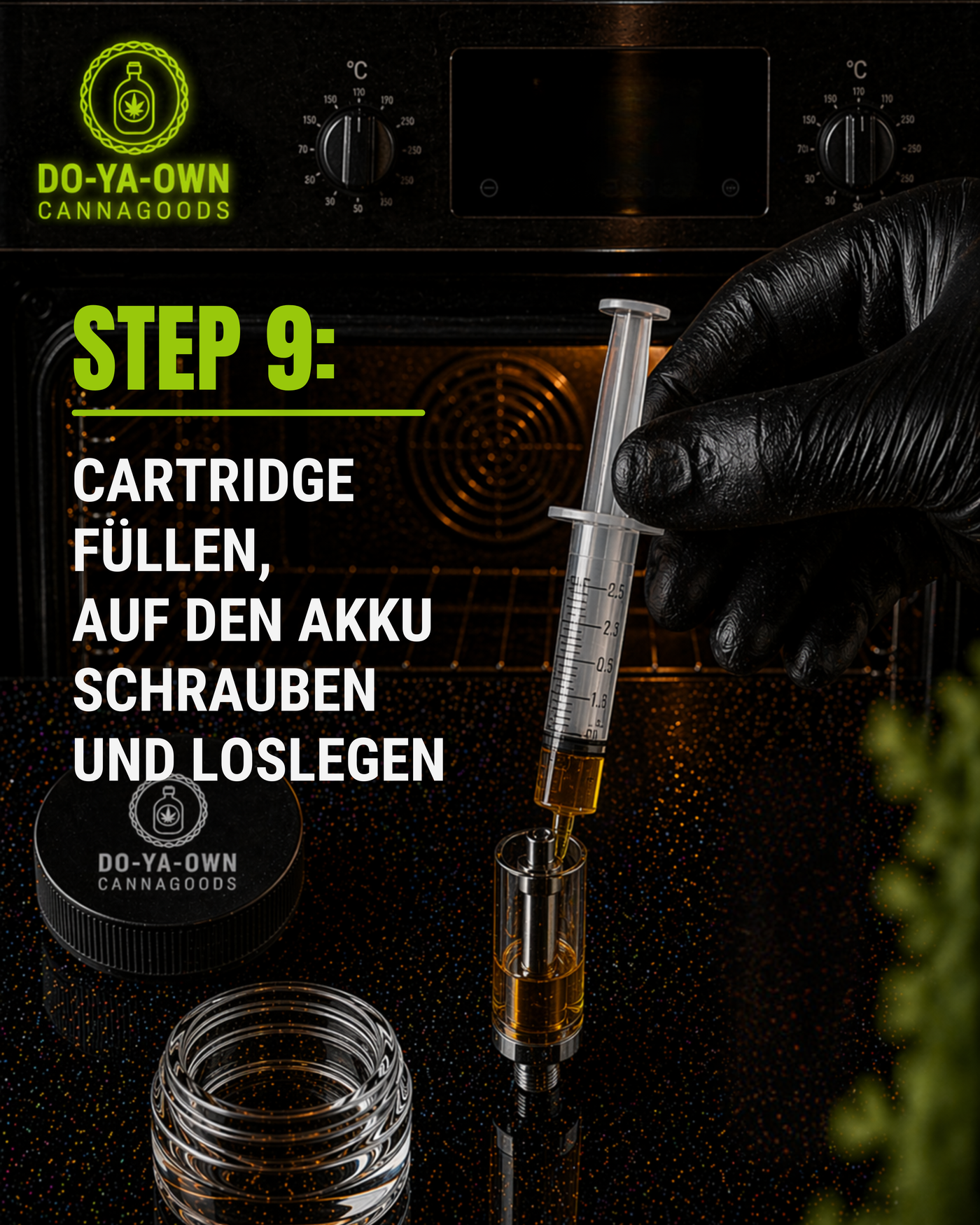 CannaVape DIY-Kit für Vape-Pens | Blue Zushi Edition Herstellung Schritt 10