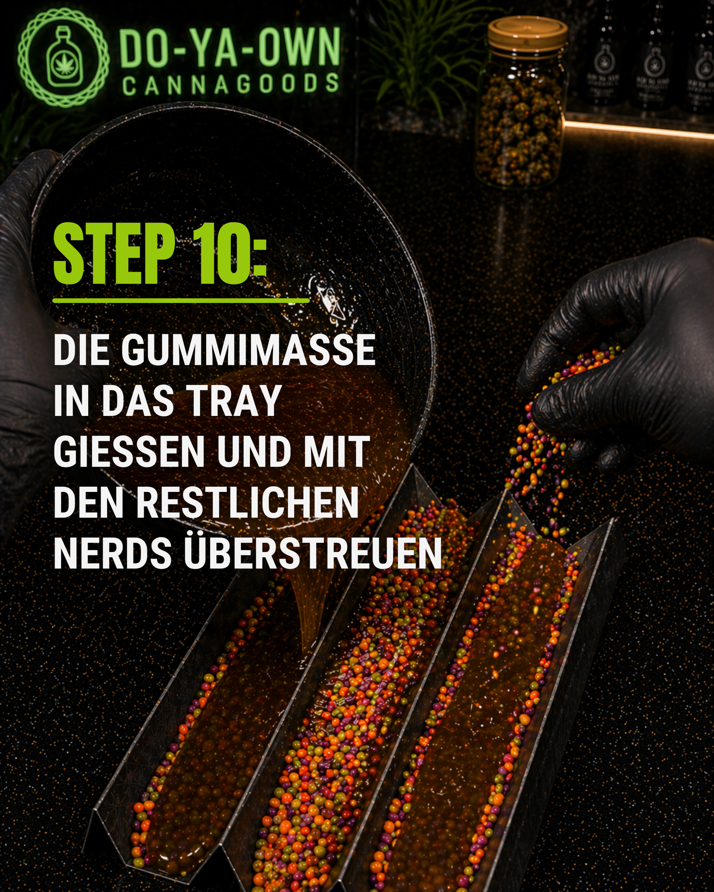 RainbowGummies DIY-Kit für Nerd-Gummies Herstellung Schritt 12