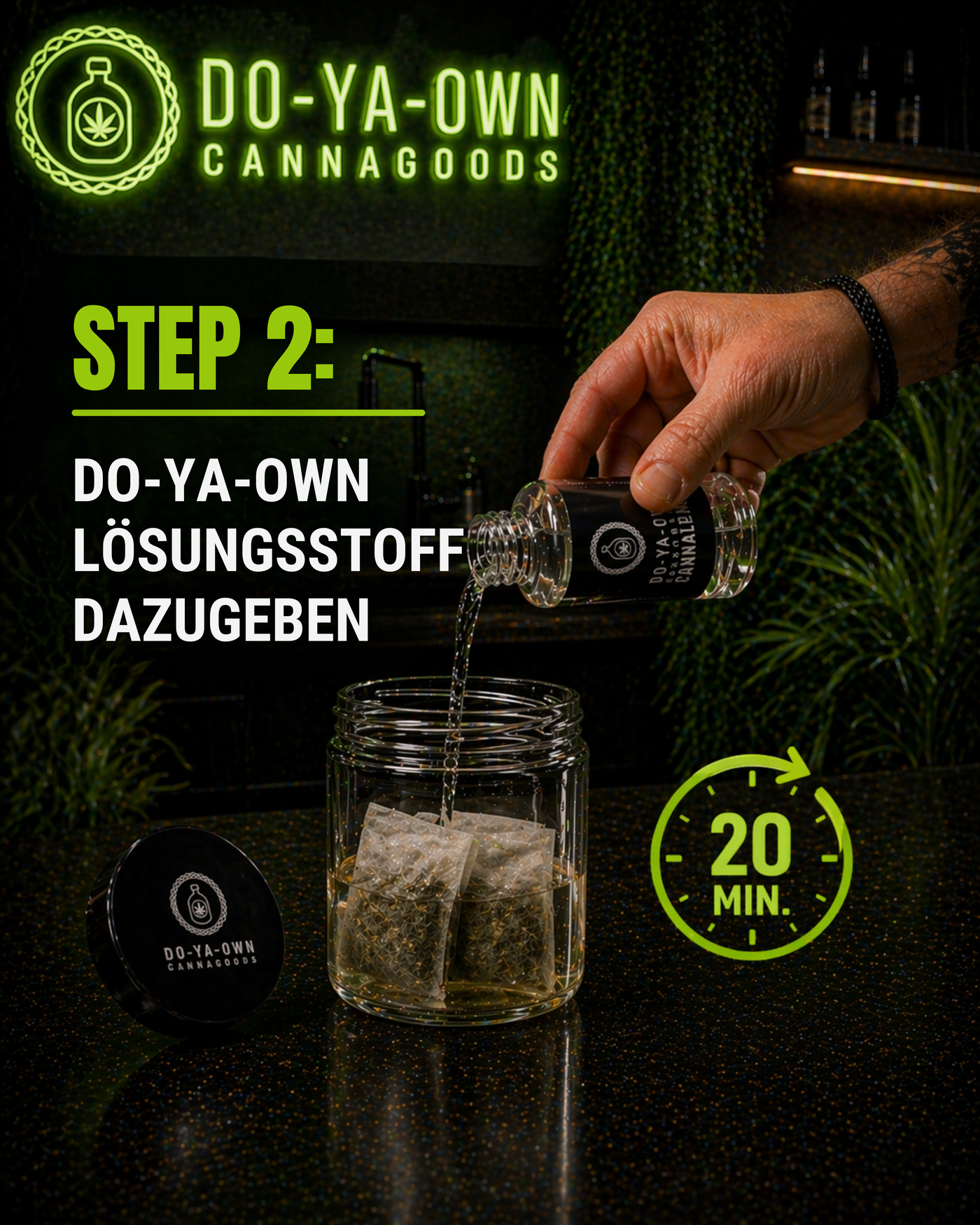 CannaVape DIY-Kit für Vape-Pens | Blue Zushi Edition Herstellung Schritt 3