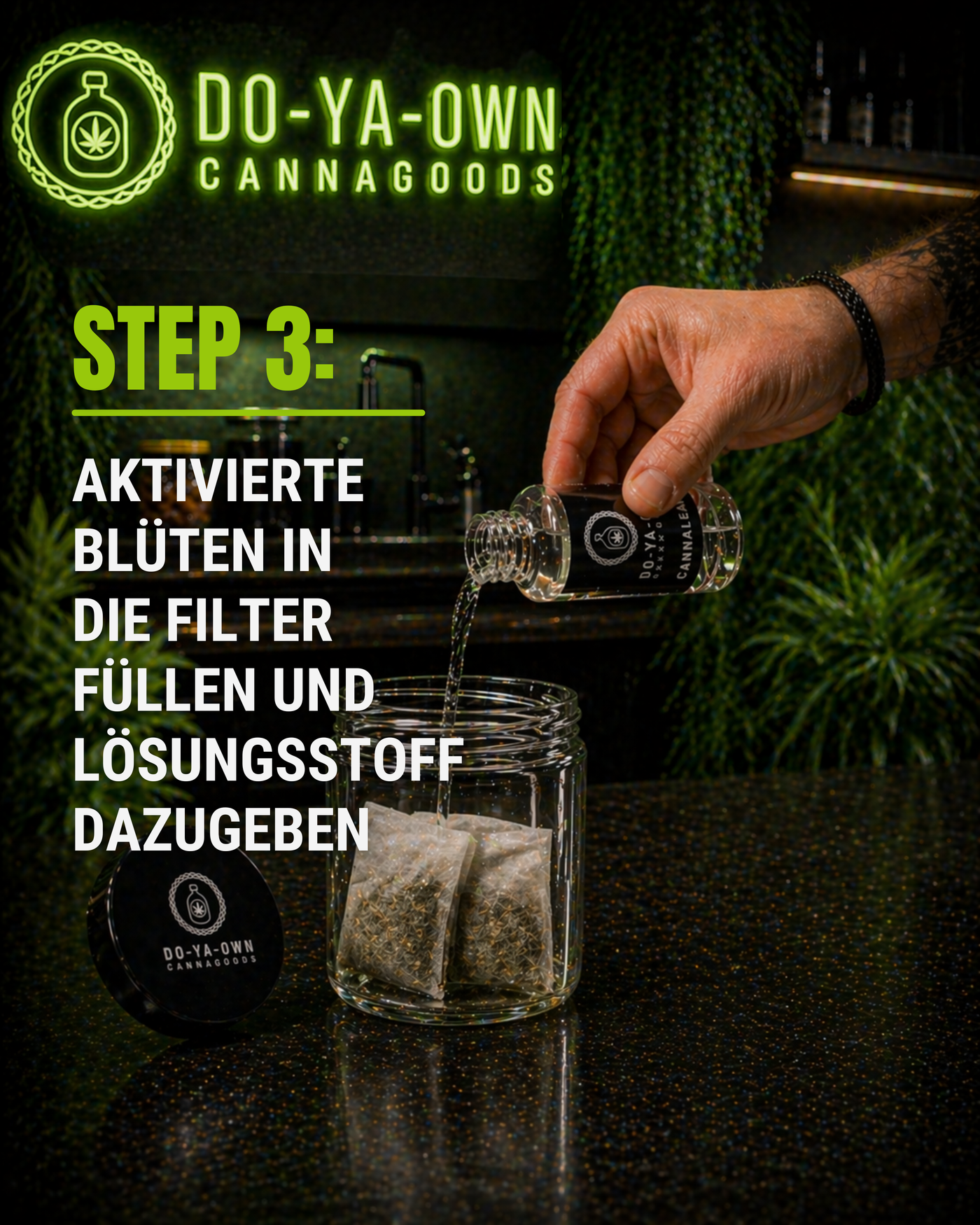 CannaLean Wildberry DIY-Kit für Sirup Herstellung Schritt 5