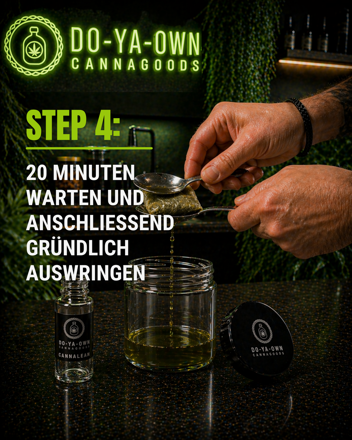 CannaLean Wildberry DIY-Kit für Sirup Herstellung Schritt 6