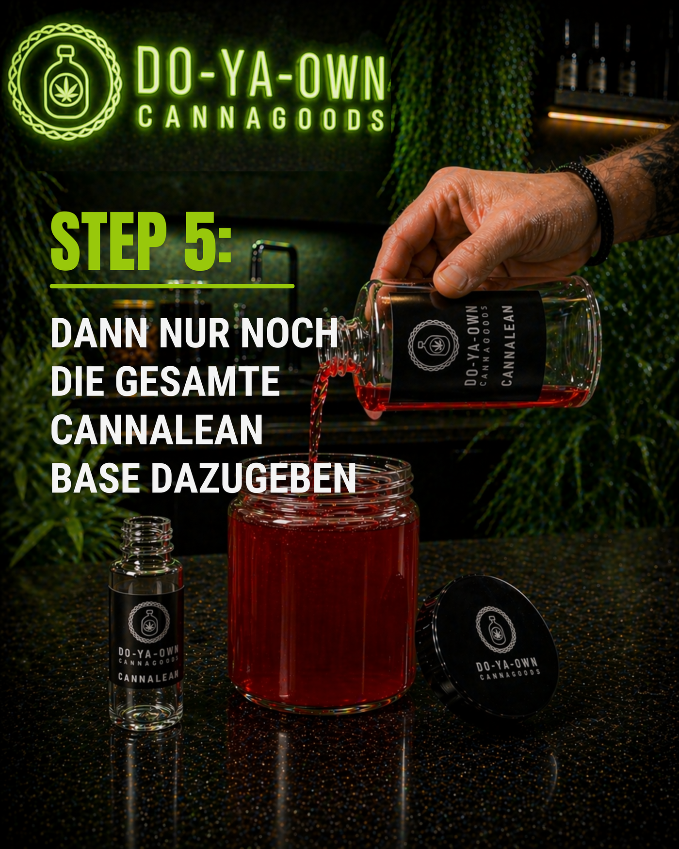 CannaLean Wildberry DIY-Kit für Sirup Herstellung Schritt 7