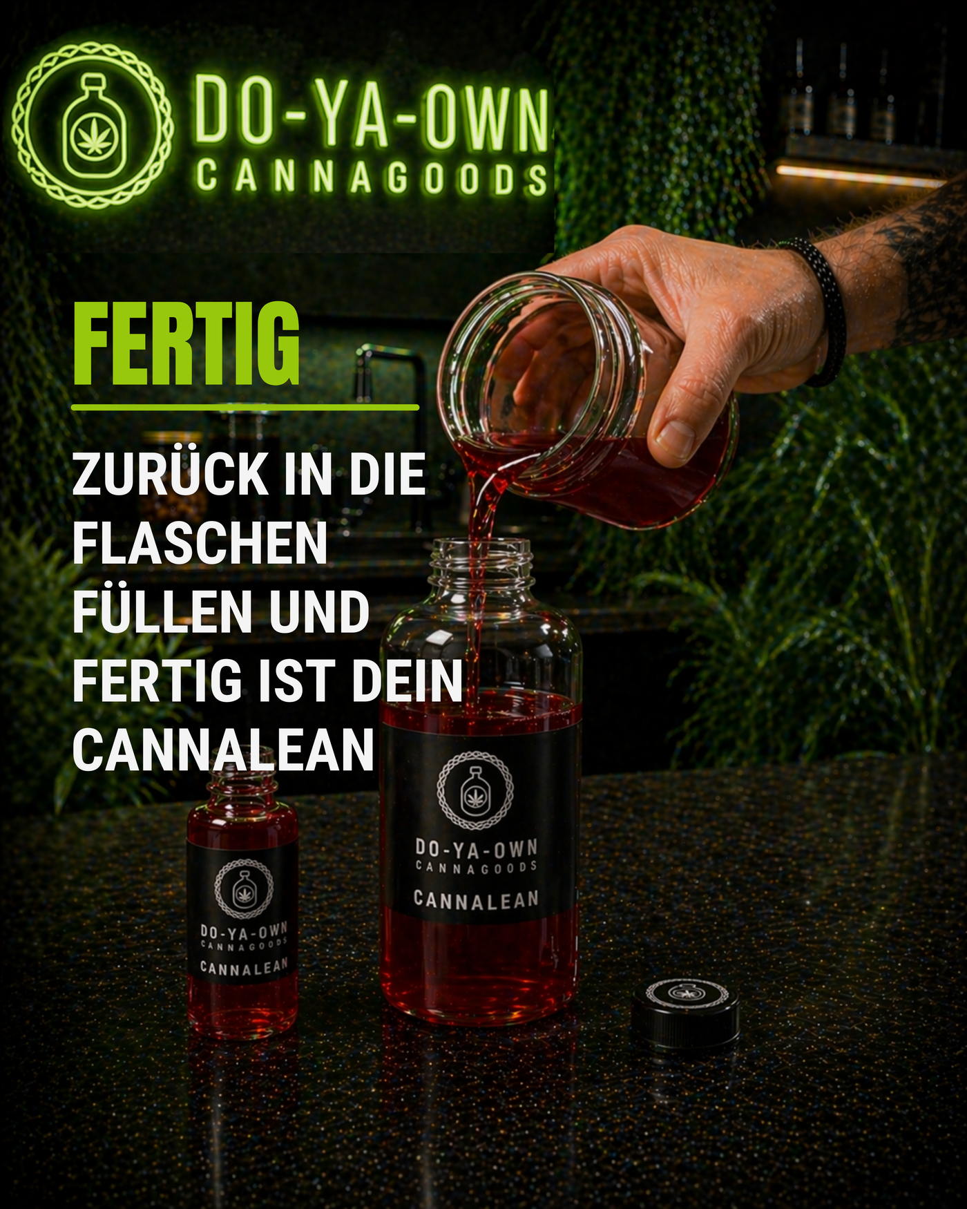 CannaLean Wildberry DIY-Kit für Sirup Herstellung Schritt 8